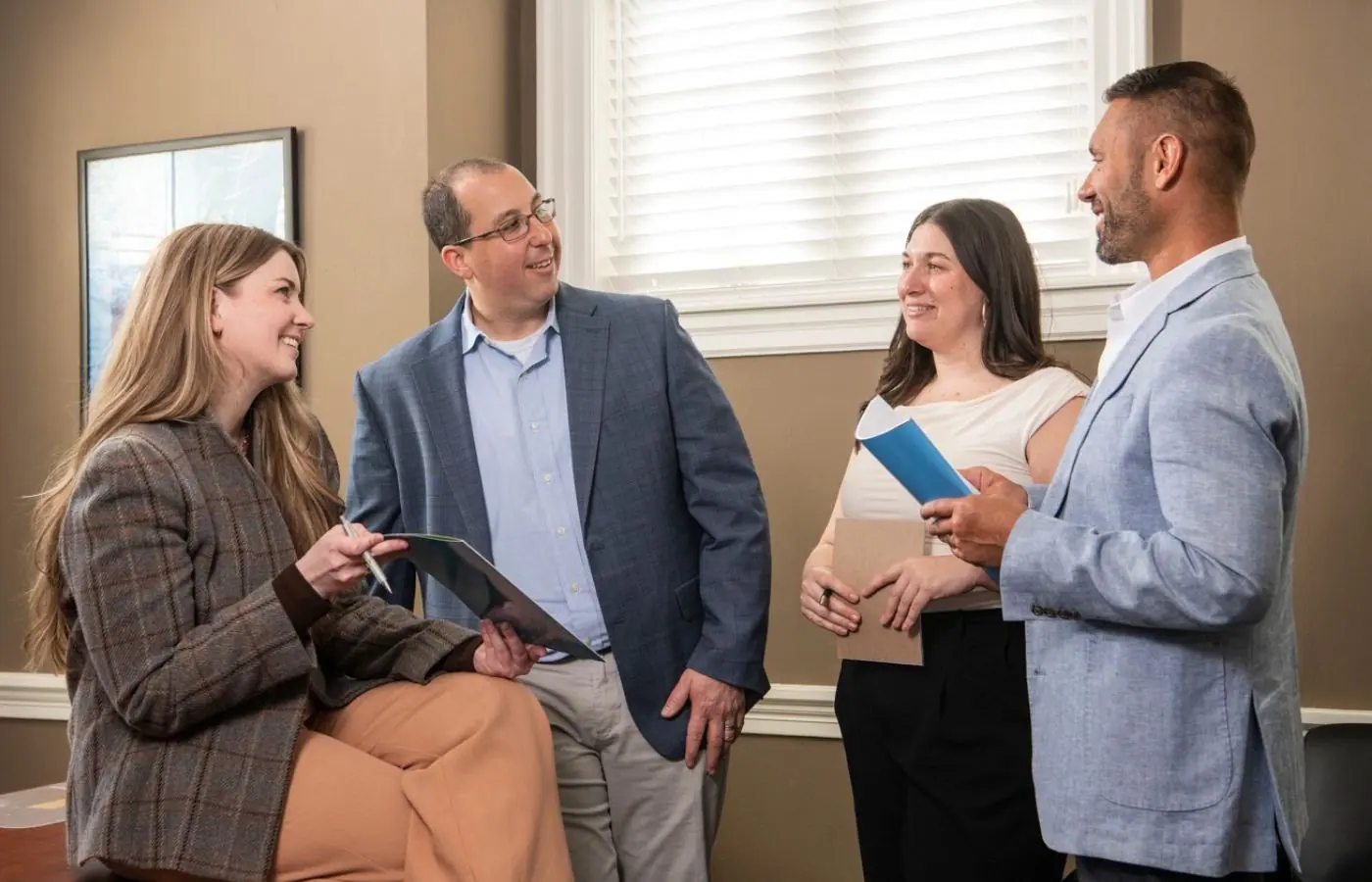 Advisor speaking with a small business owner